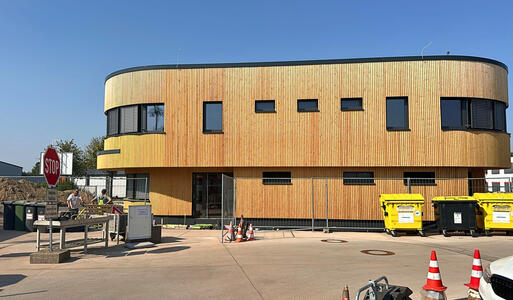 Neubau Wertstoffhof, Silberberg, Magdeburg 2024