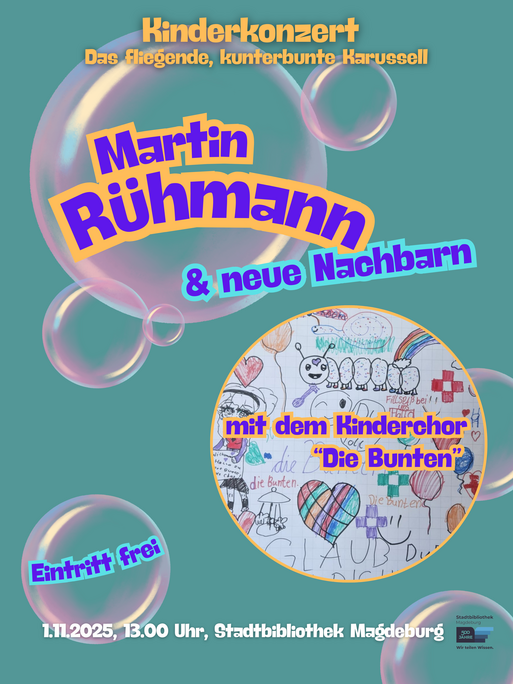 Plakat Kinderkonzert Martin Rhmann