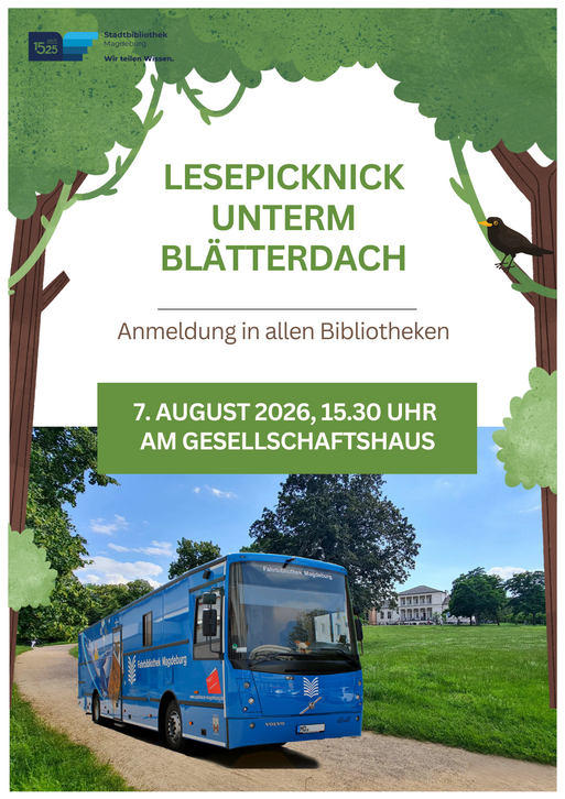Lesepicknick unterm Bl�tterdach