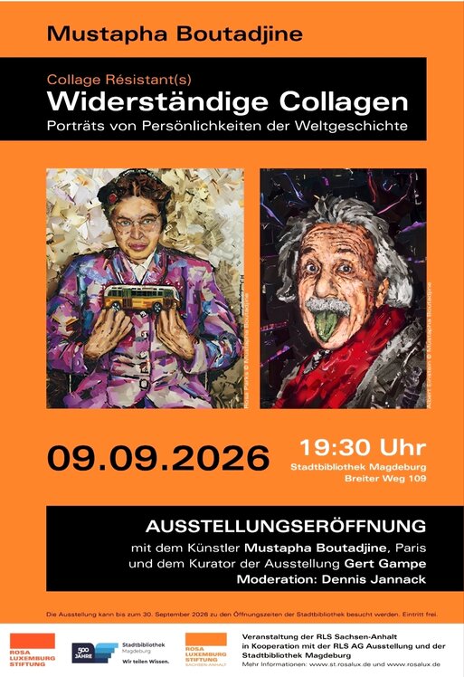 Widerst�ndige Collagen_Ausstellungser�ffnung