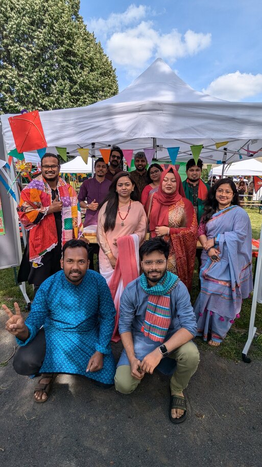 Internationale Studierende auf dem Fest der Kulturen 2025