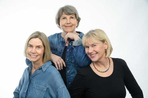 Gruppen-Portr�t Kerstin Ewald,  Kathrin Hamel und Kerstin M�ller 